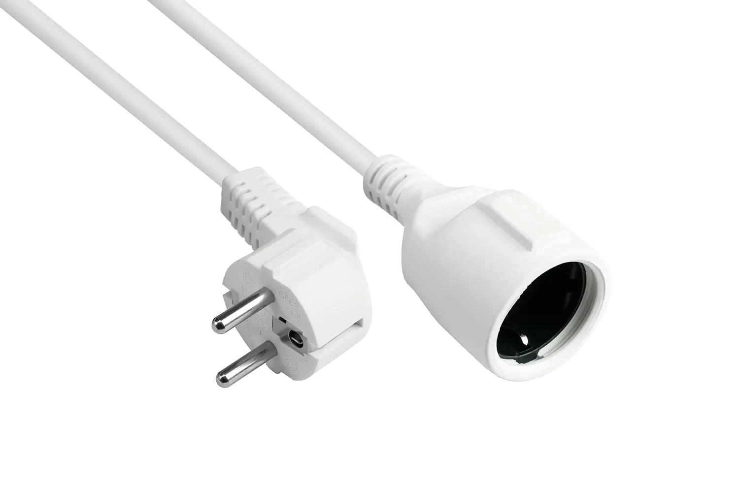 Good Connections Schuko-Verlängerung IP44 2 m schwarz 16A