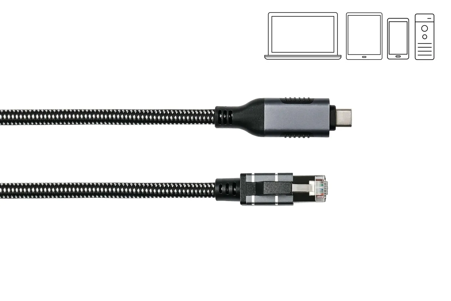Good Connections USB-C auf RJ45 Adapterkabel 10m Gigabit