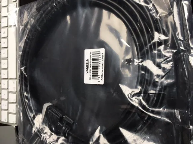 Jamega HDMI auf DVI Adapterkabel 1 m Full HD 1080p
