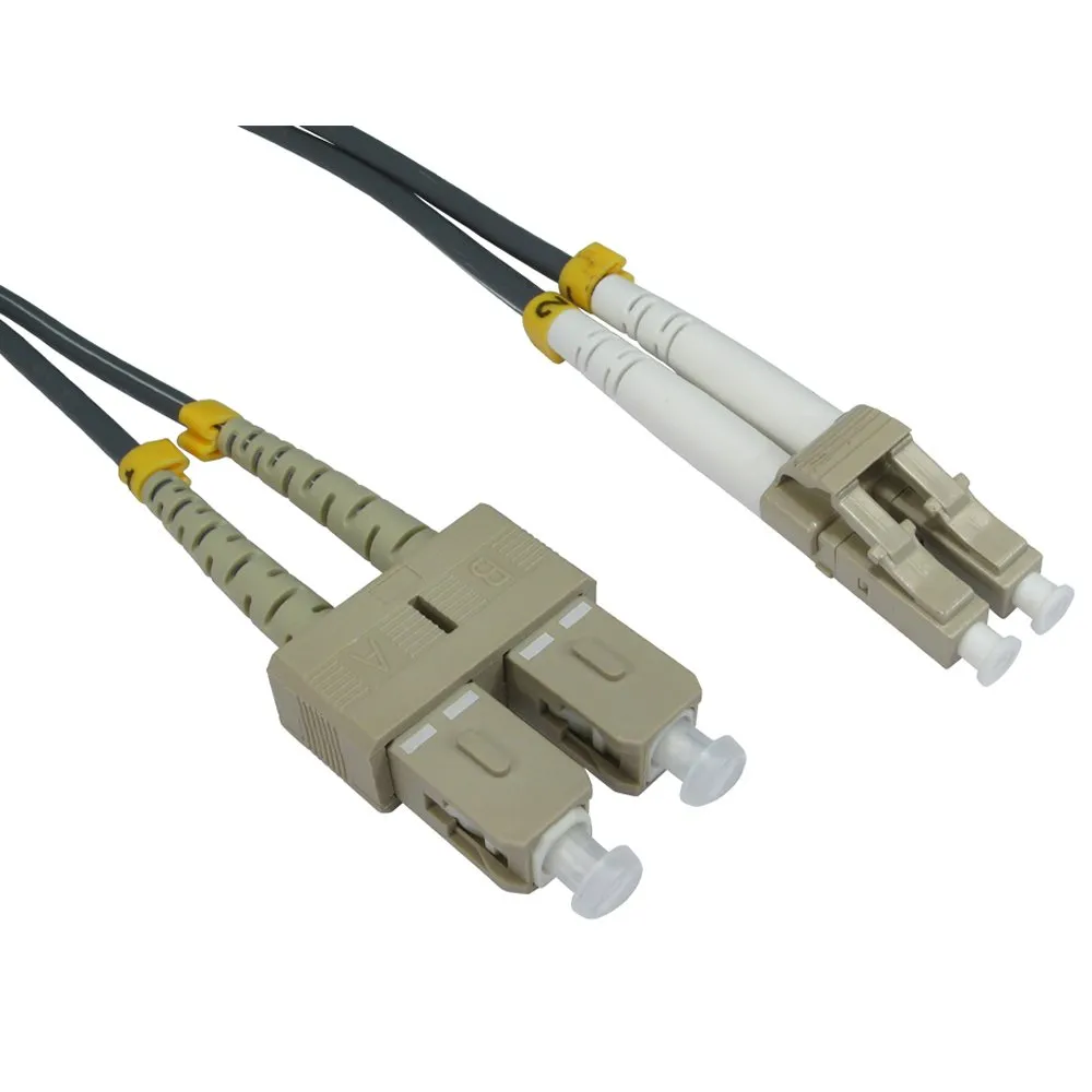 Kenable OM1 Glasfaser-Patchkabel LC-ST 1m grau