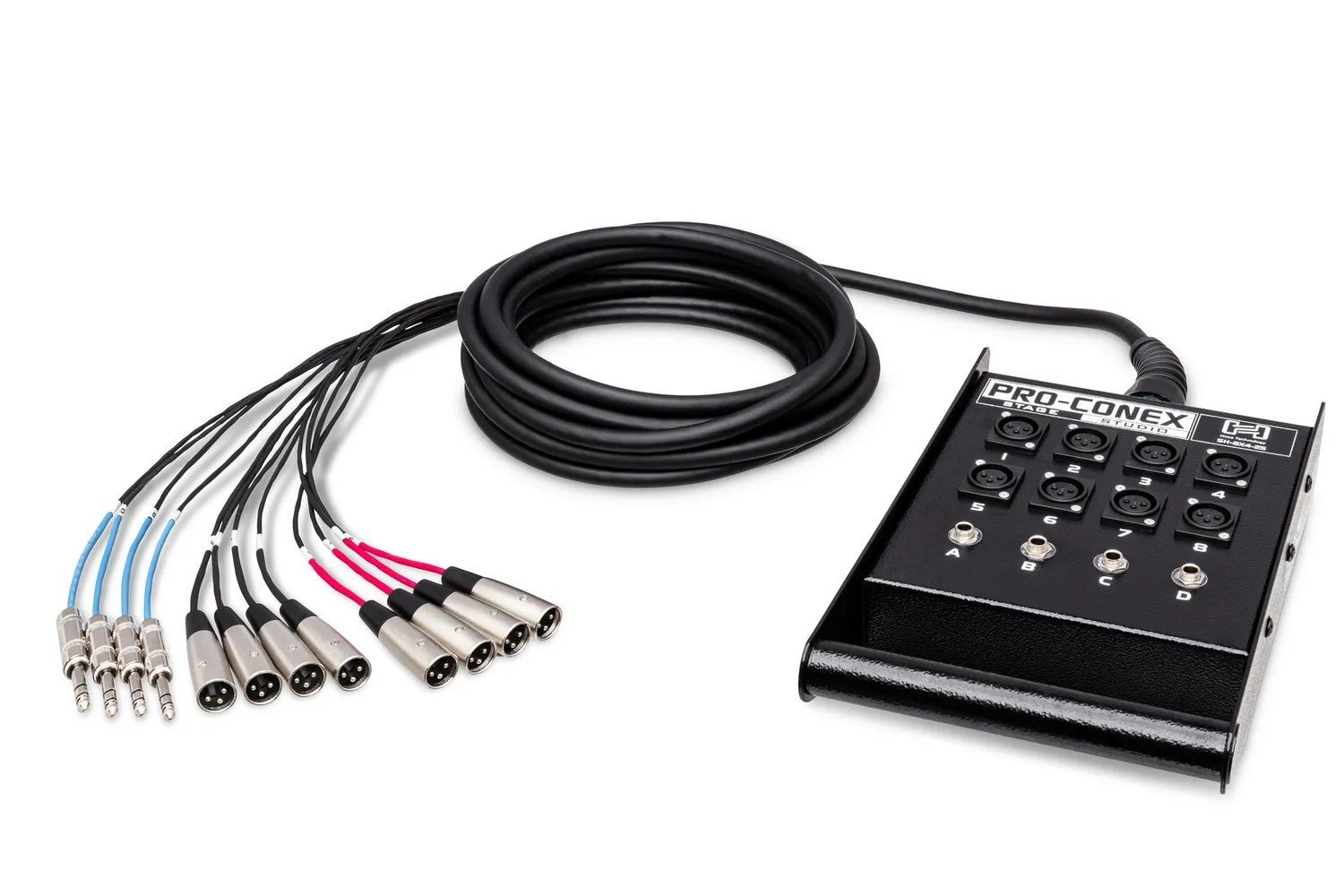 Hosa Pro-Conex SH-8X4 Stagebox Snake 8x4