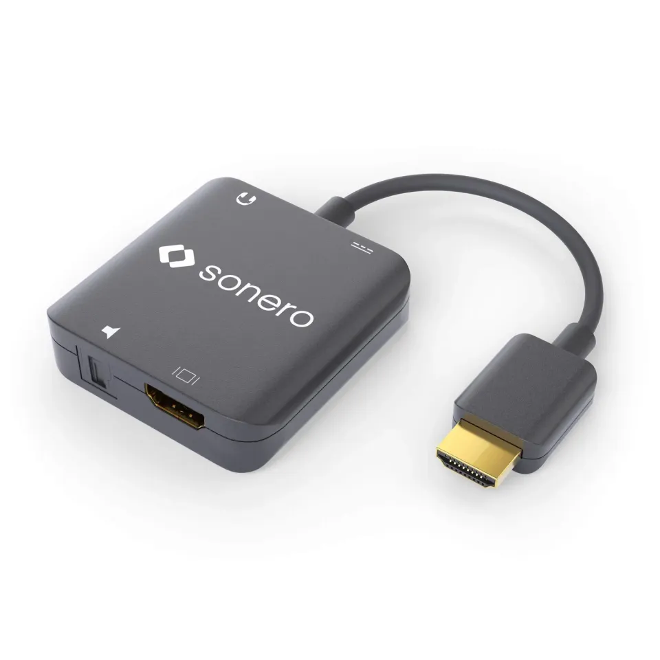 Sonero 4K HDMI Audio-Extraktor schwarz Toslink 5.1