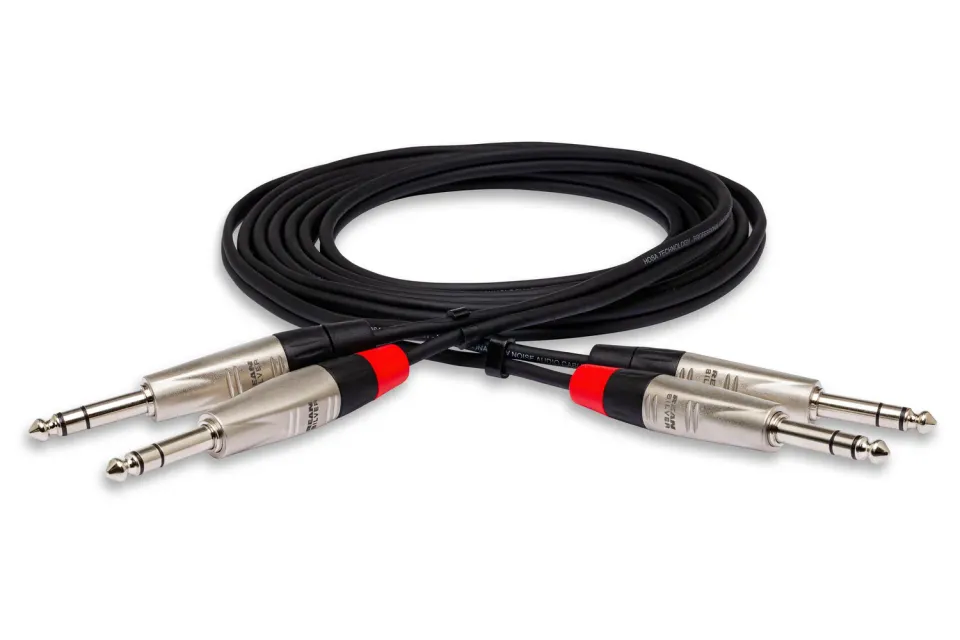 Hosa HSS-003X2 Stereokabel 0,9m 2x Klinke