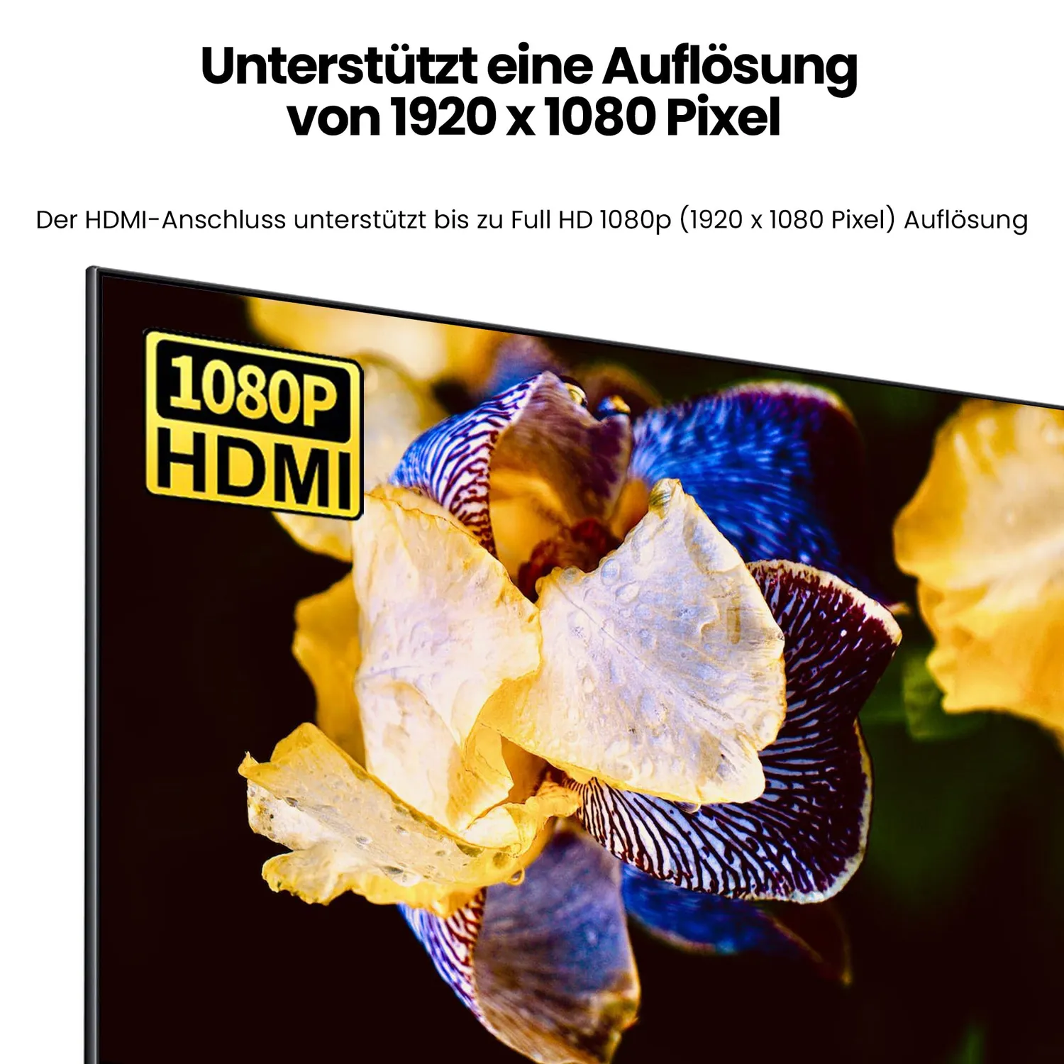 Jamega HDMI auf DVI Adapterkabel 1 m Full HD 1080p