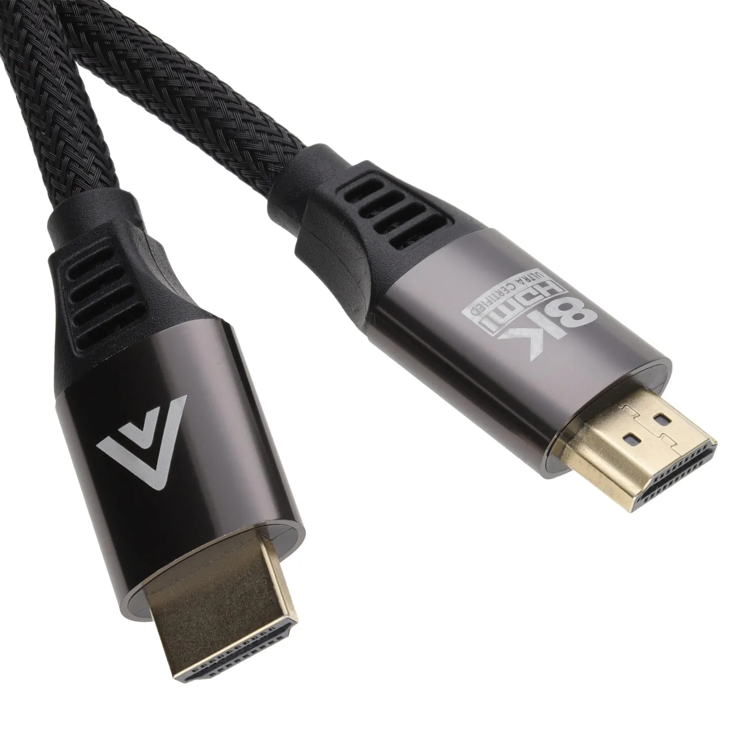 Kenable HDMI 2.1 Kabel 8K 0,5m schwarz Metall 48G