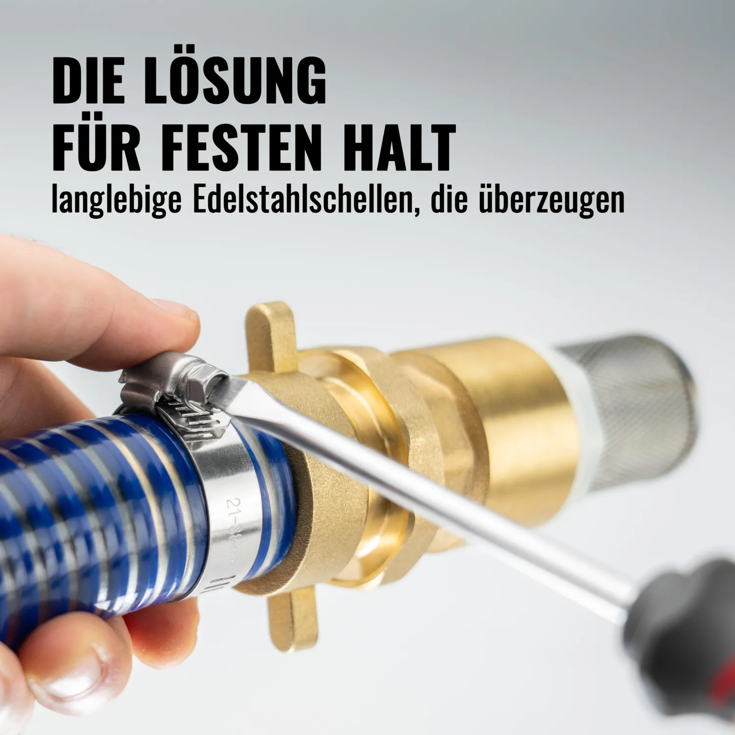 Poppstar Schlauchschellen Edelstahl 52er-Set 6-51mm