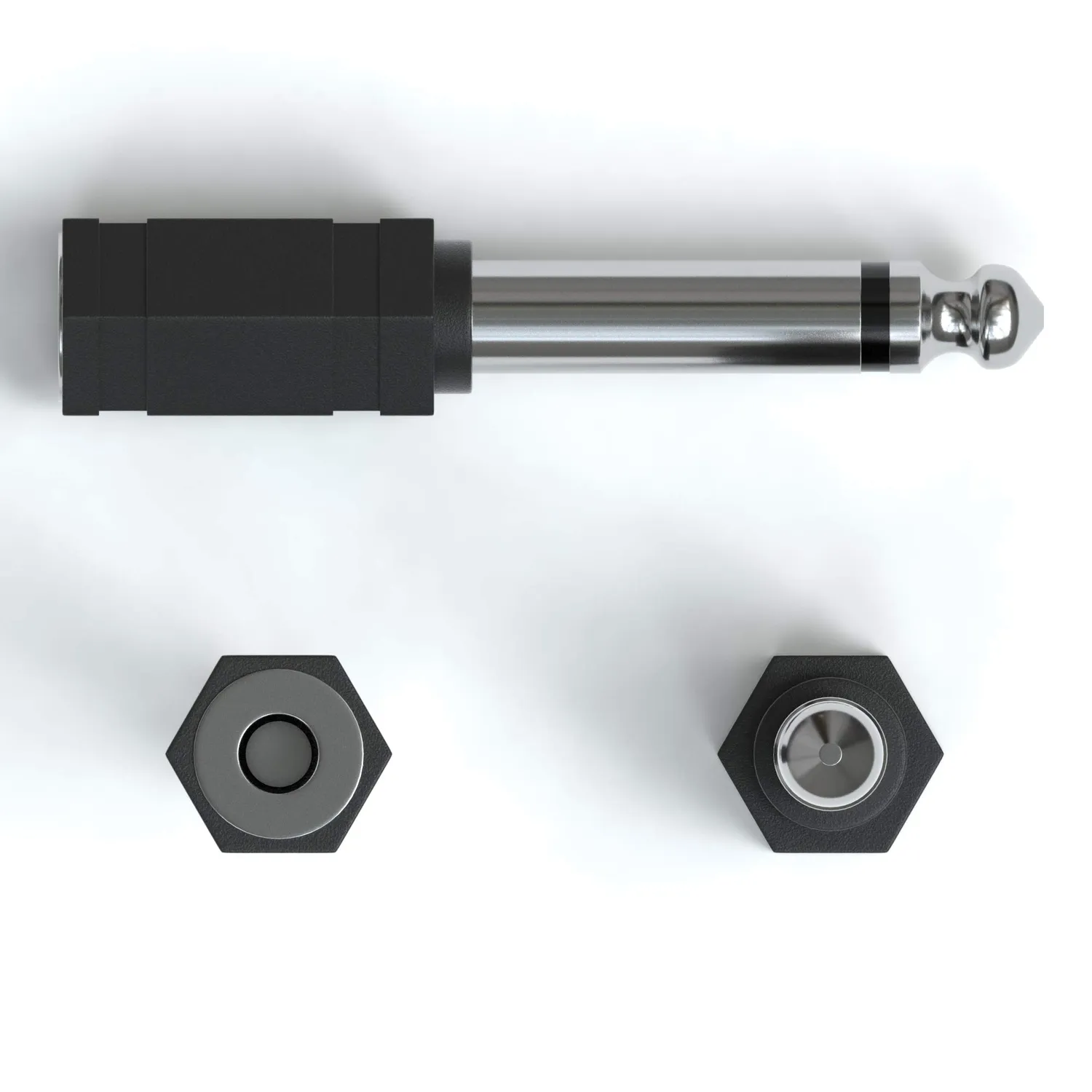 Jamega Klinkenadapter 3,5mm auf 6,35mm Mono 1 Stück