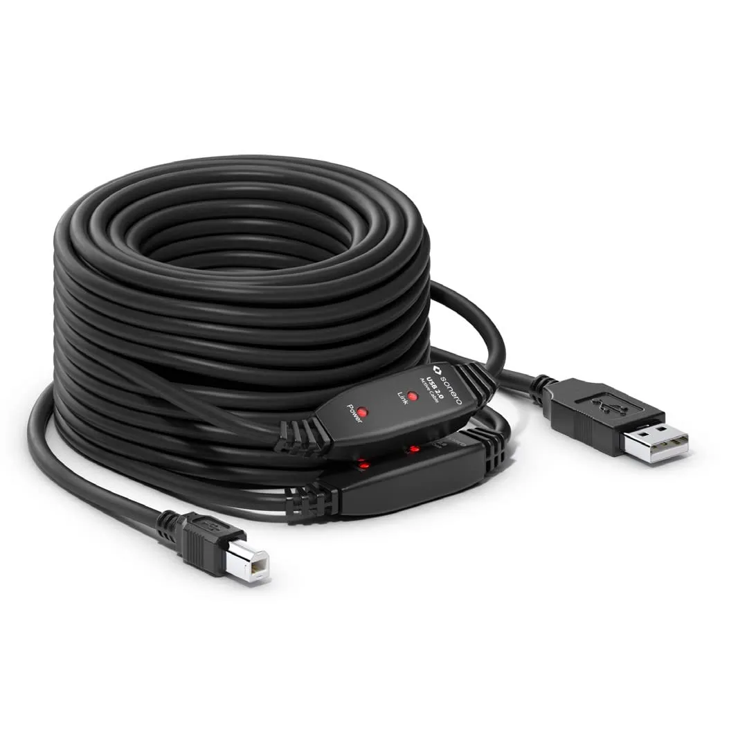 Sonero S-XU2000-150 USB Kabel 15 m schwarz aktiv 480 Mbit/s
