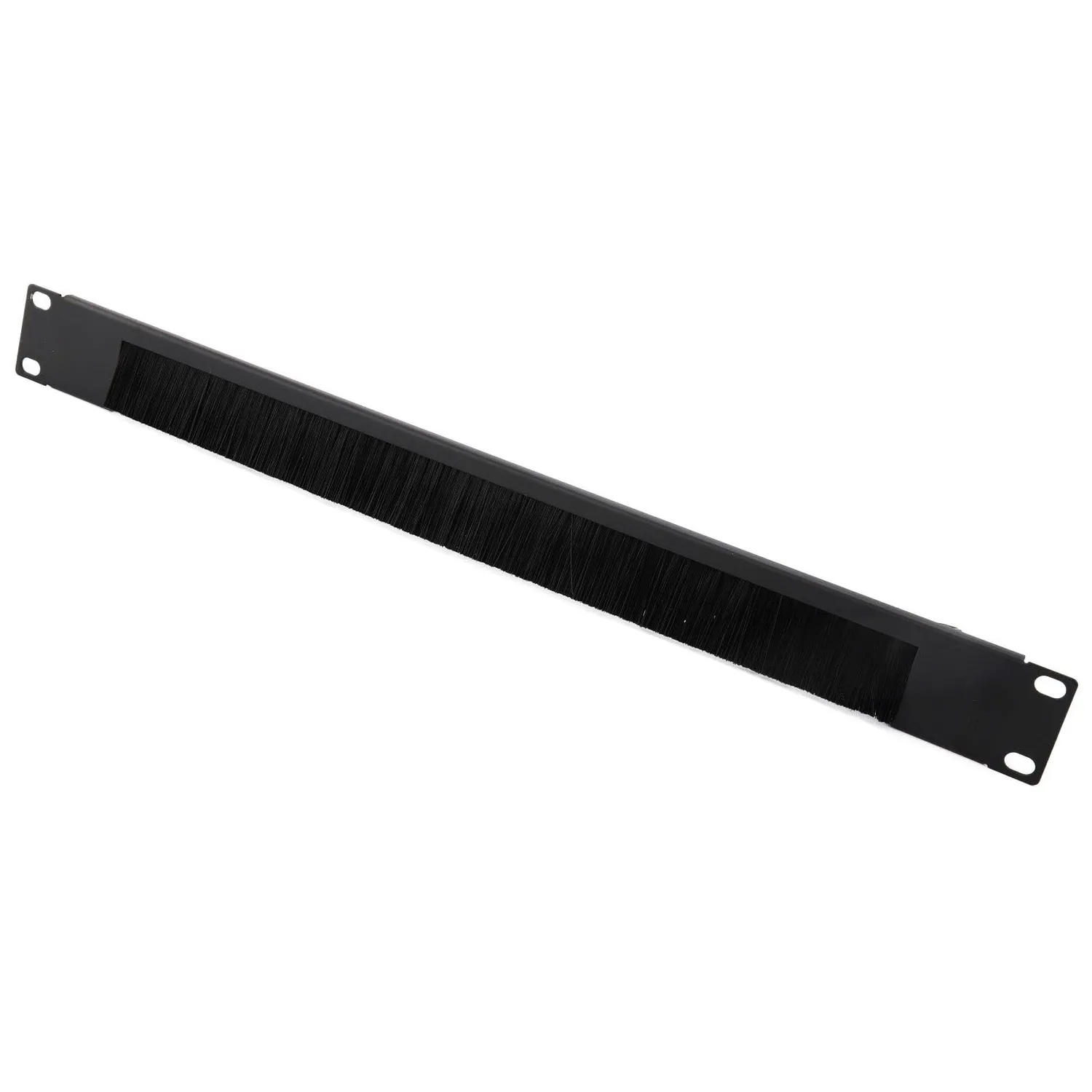 Kenable Bürstenleiste 1U Halbes Frame 19 Zoll Schwarz