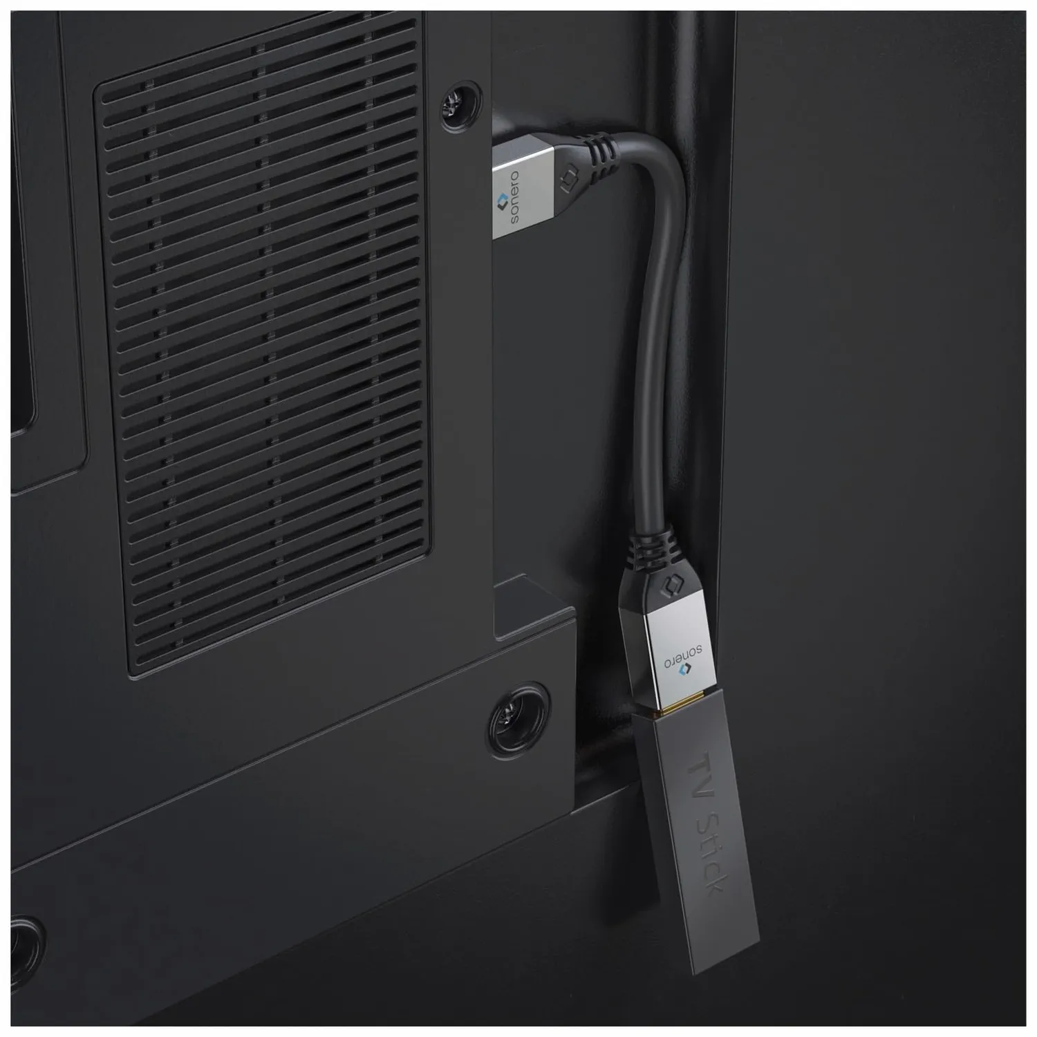 Sonero Premium S-HCA000 HDMI Adapter 0,25 m 4K schwarz