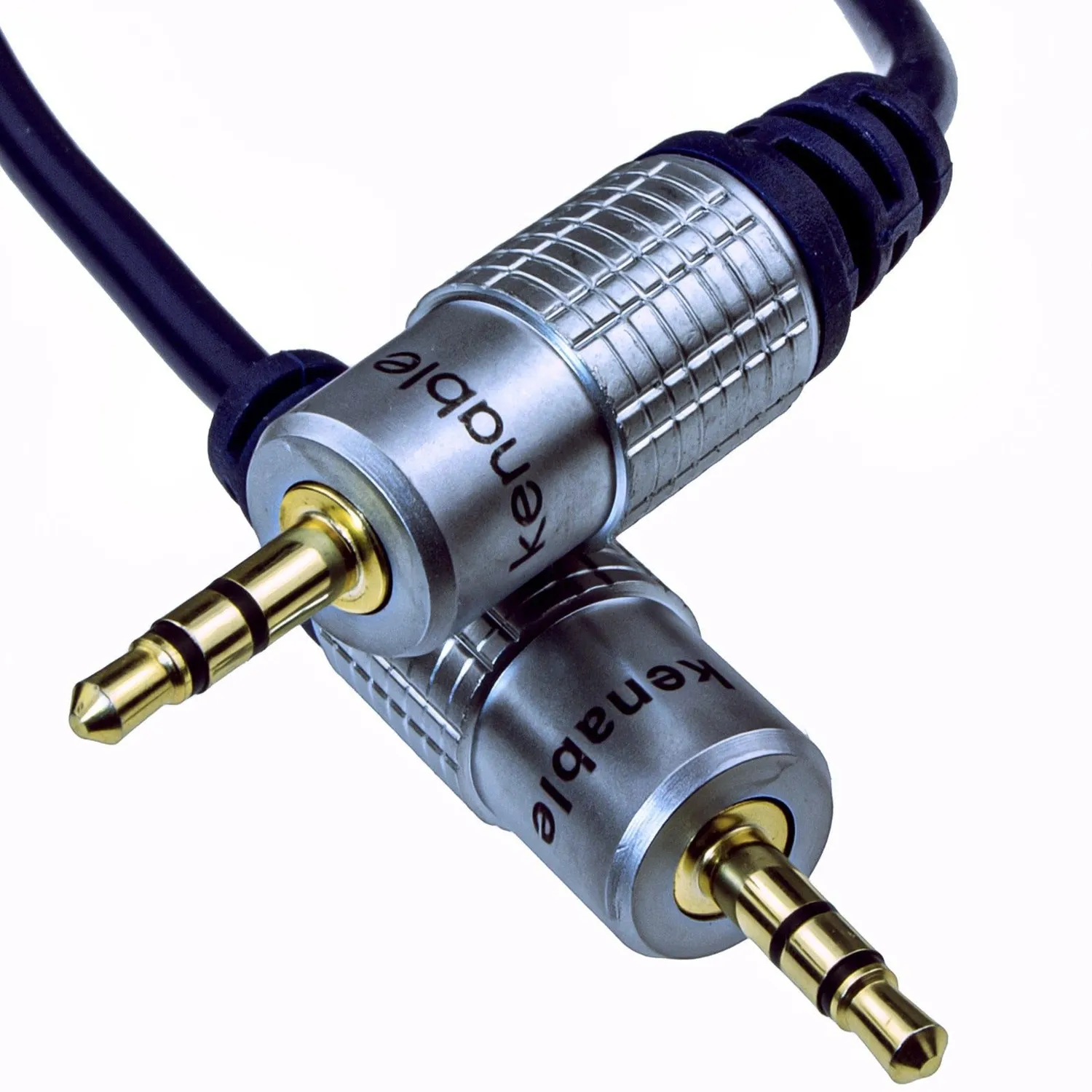 Kenable 3,5mm Klinke Aux Kabel 2m dunkelblau OFC