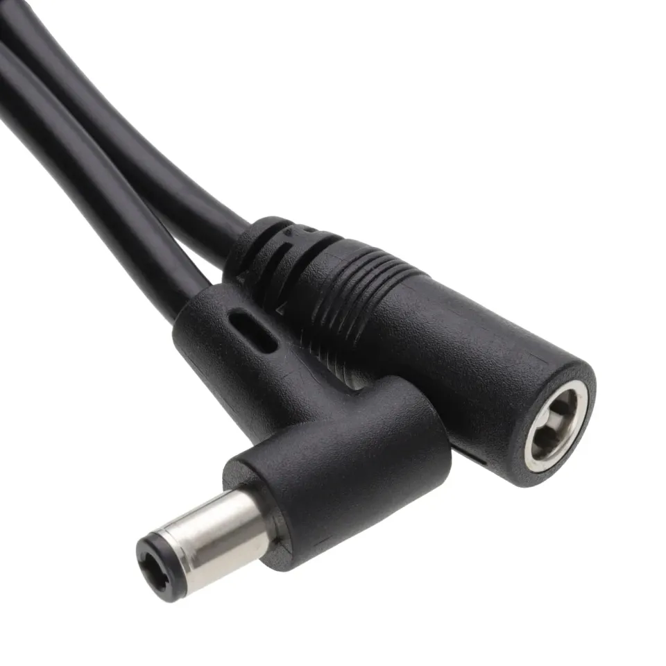 Kenable DC Verlängerungskabel 6,3x3,0mm 0,5m abgewinkelt