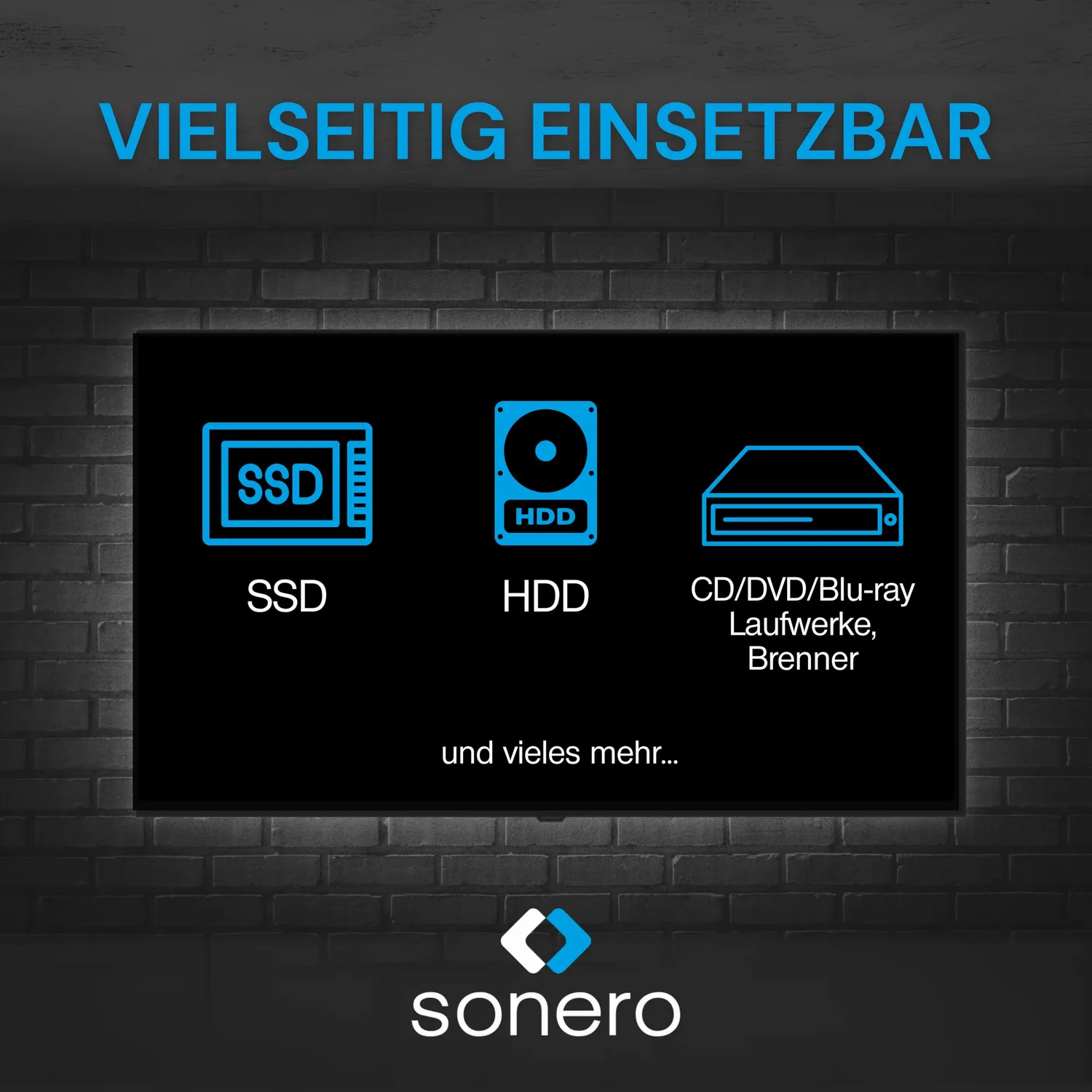 Sonero X-SATA010-050B SATA-Kabel 0,5m blau 6Gb/s