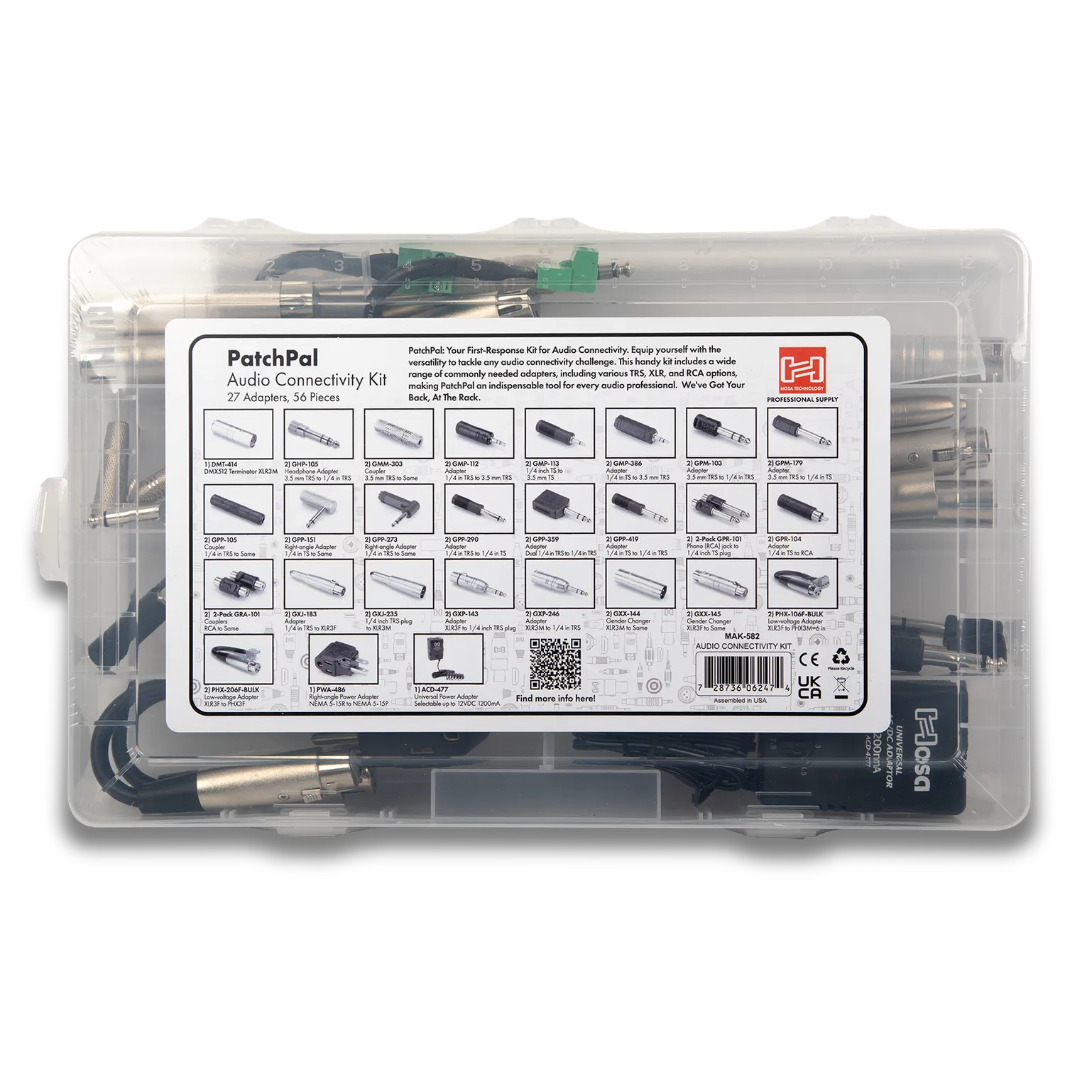 Hosa MAK-582 PatchPal Kabelhalter Zubehör