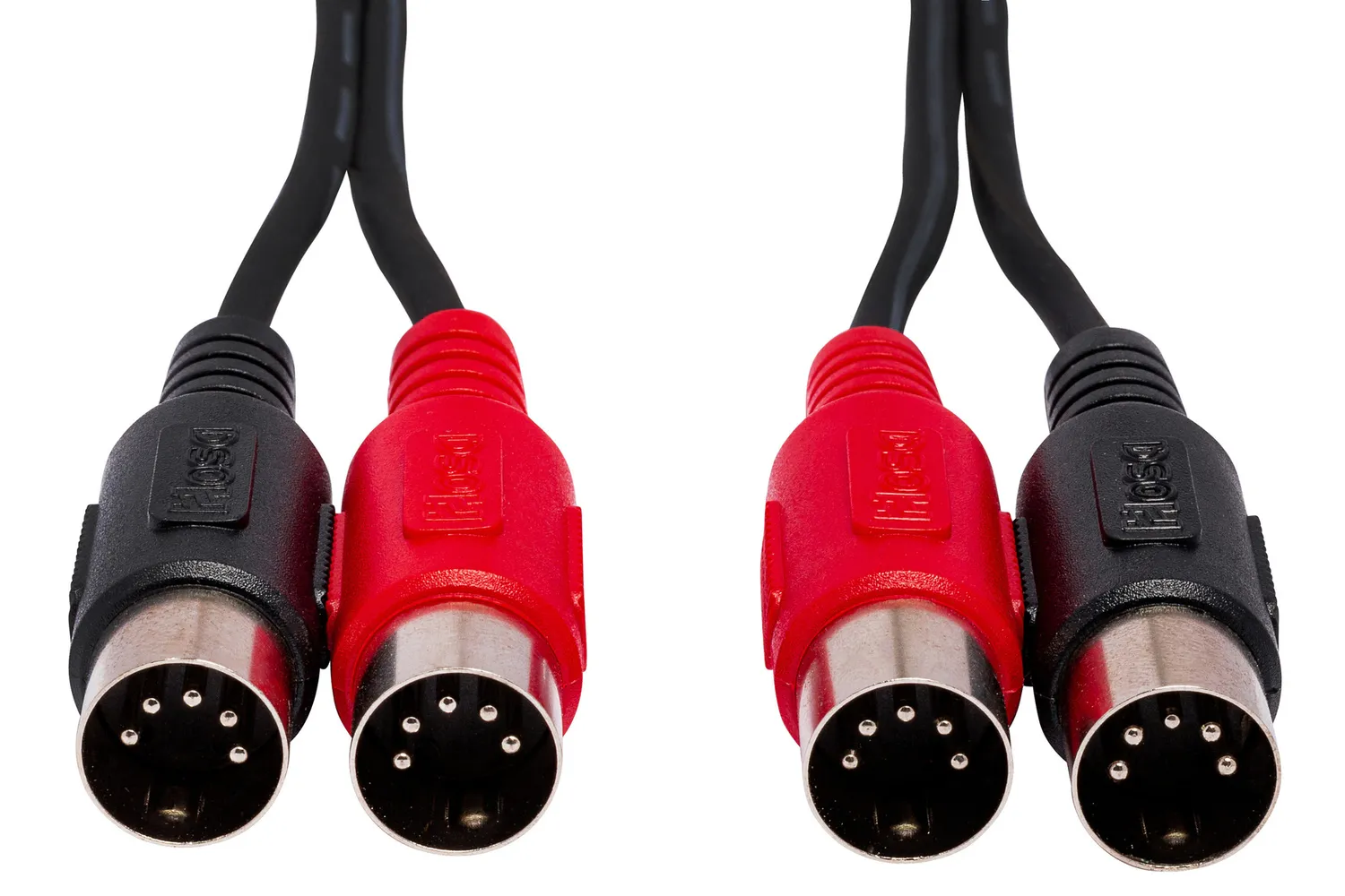 Hosa MID-200 Dual-MIDI-Kabel 5-pol 0,6 m
