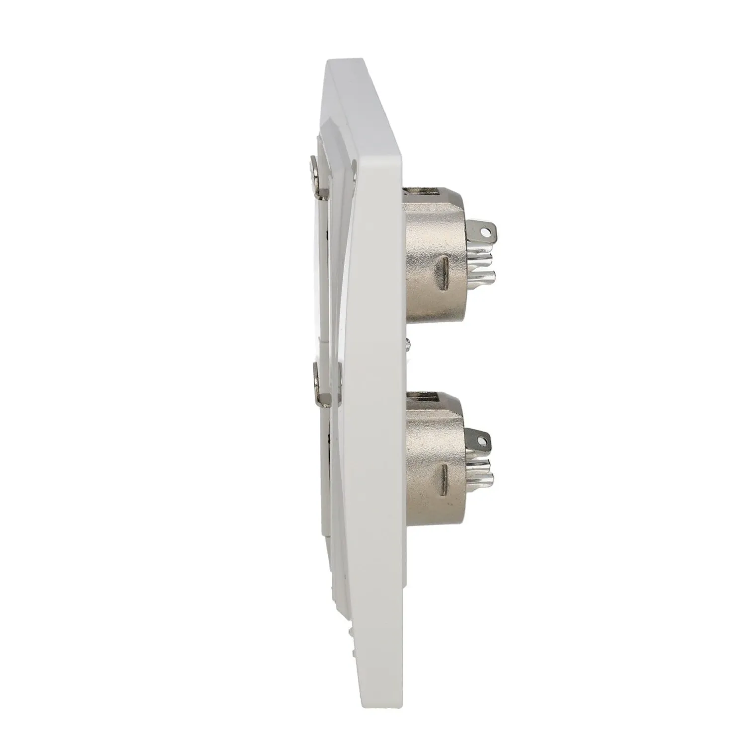 Kenable XLR Wanddose 2-fach 3-polig weiblich Unterputz Weiß
