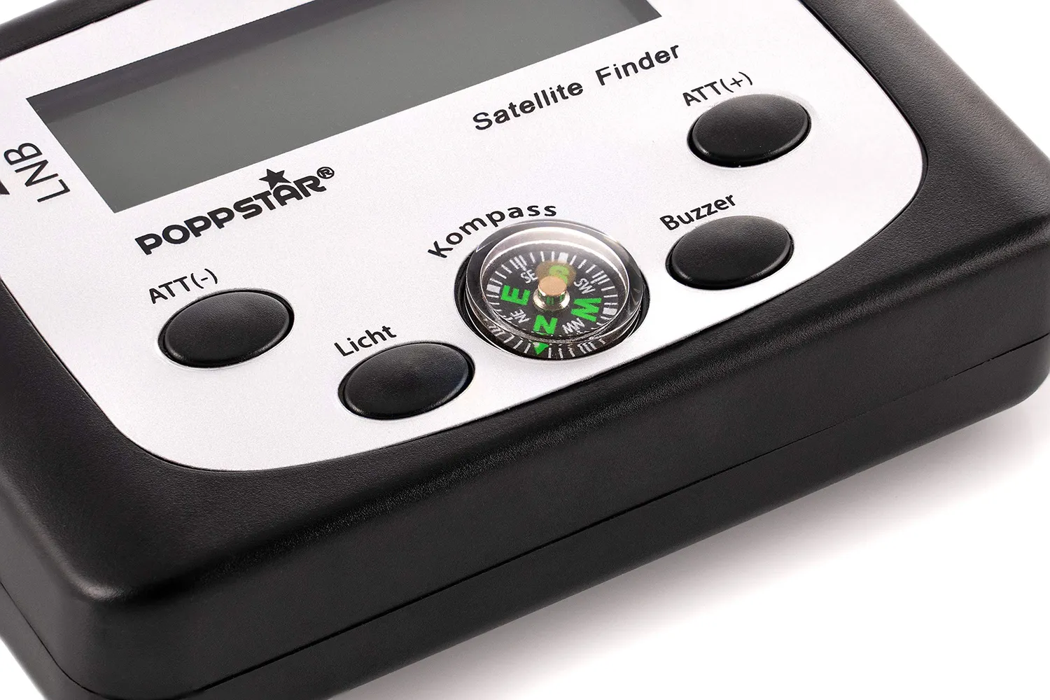 Poppstar Digital Satfinder Messgerät digital inkl. Kabel