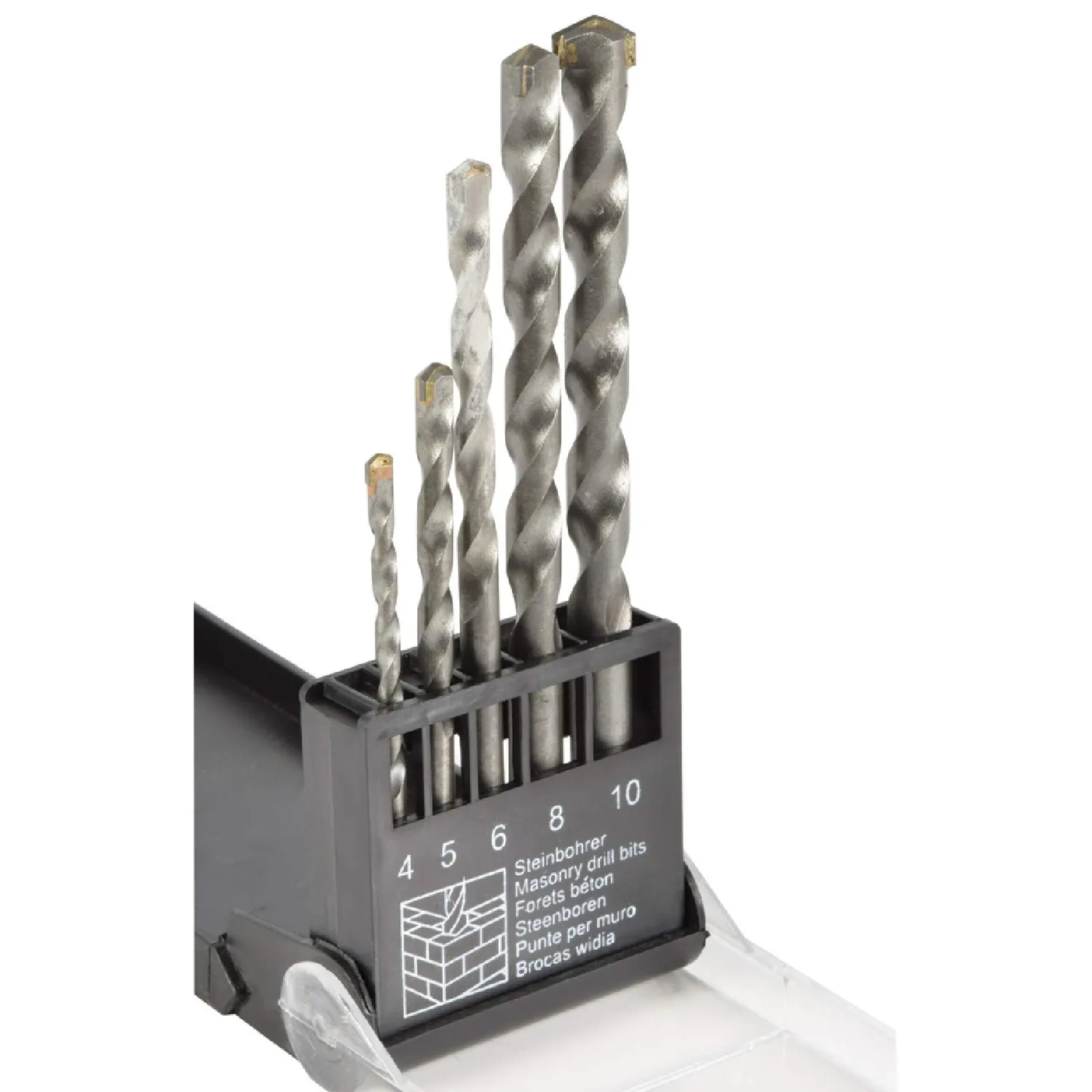 Kenable Steinbohrer Set 5-teilig 4-10 mm Box