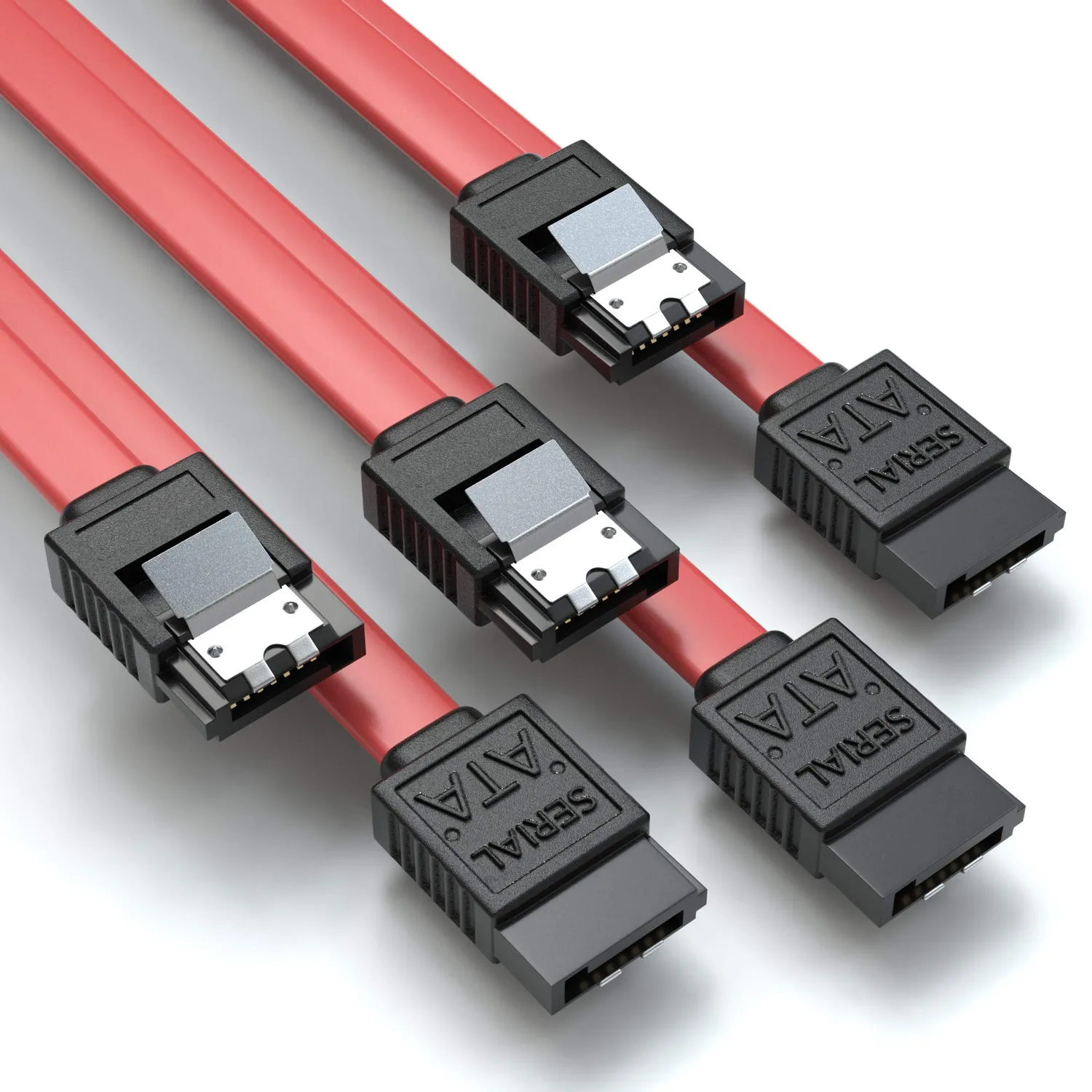 Jamega SATA III Kabel 3x 0,5m Schwarz 6 Gbit/s