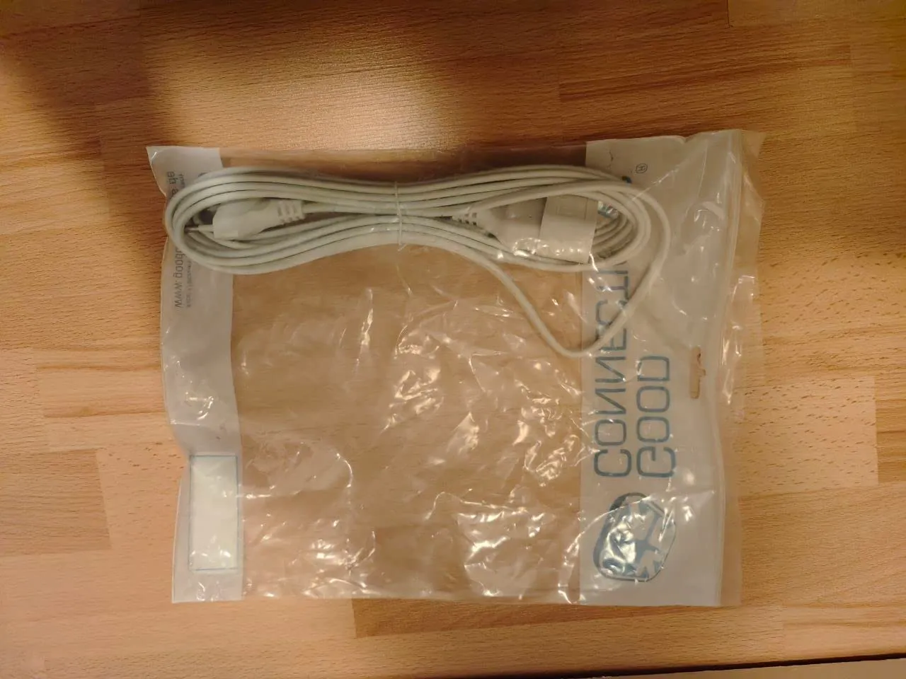 Good Connections Euro-Verlängerung Stromkabel 2m Weiß 2,5A