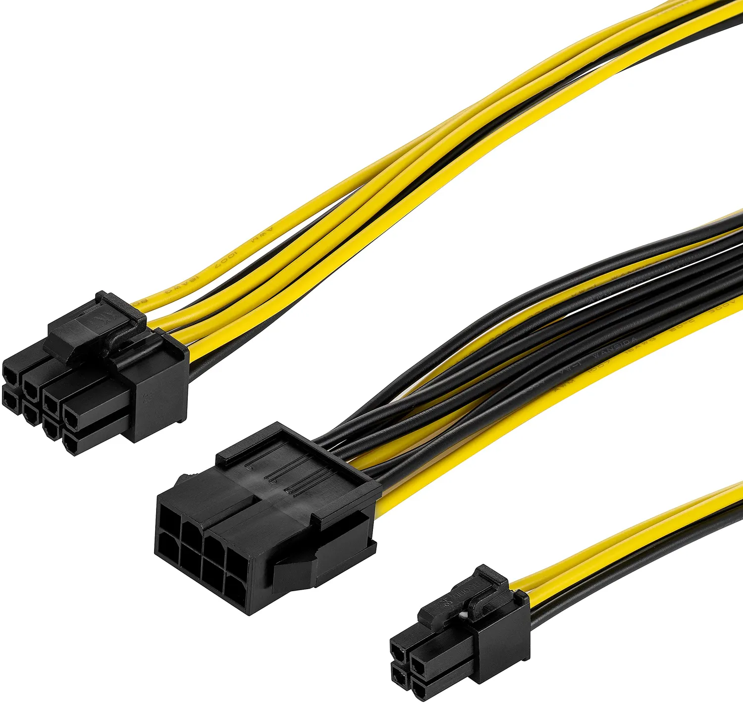 Poppstar 8-Pin auf 8+4-Pin CPU-Verlängerungskabel 20cm ATX