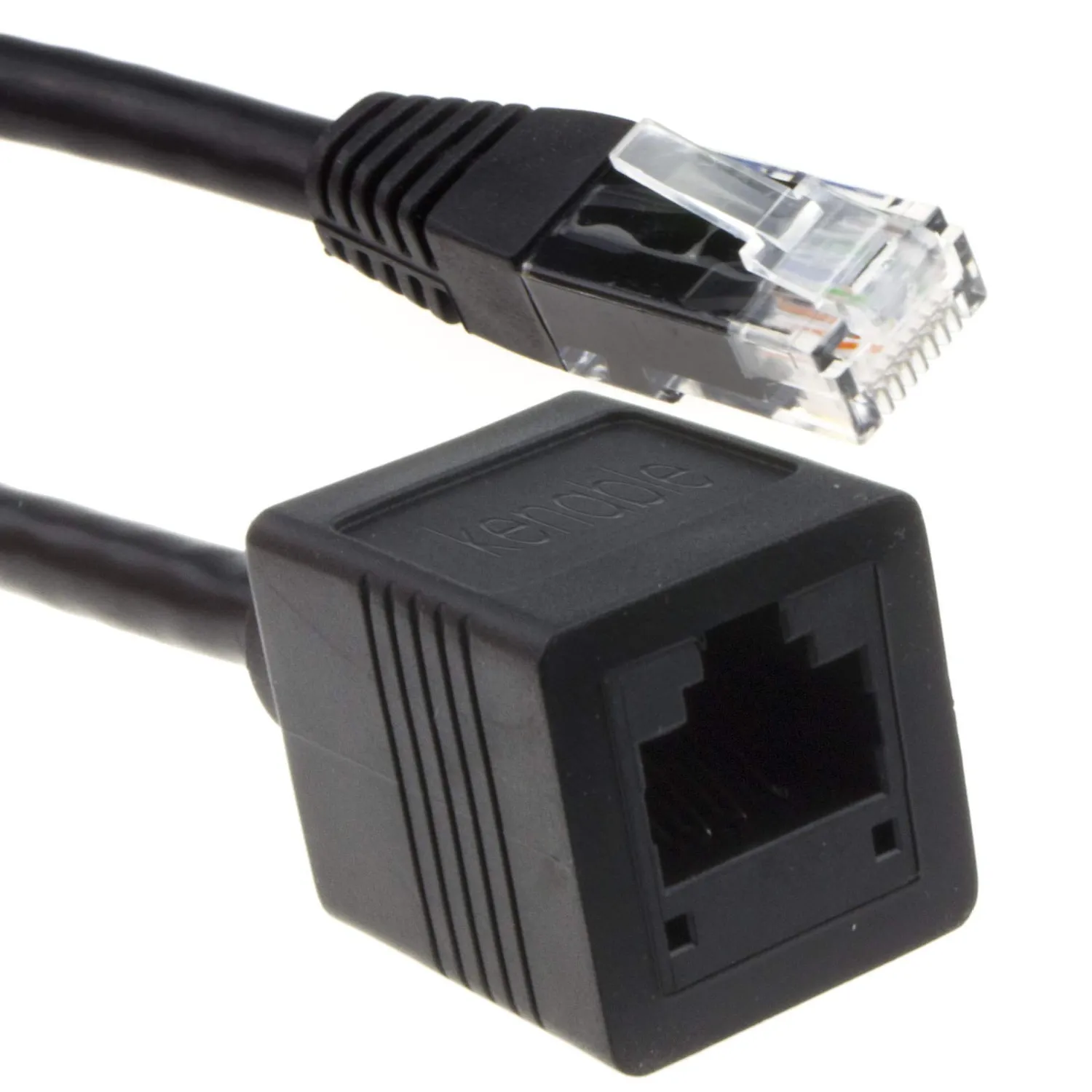 Kenable CAT6 RJ45 Netzwerk-Verlängerungskabel 5m Weiß Kupfer