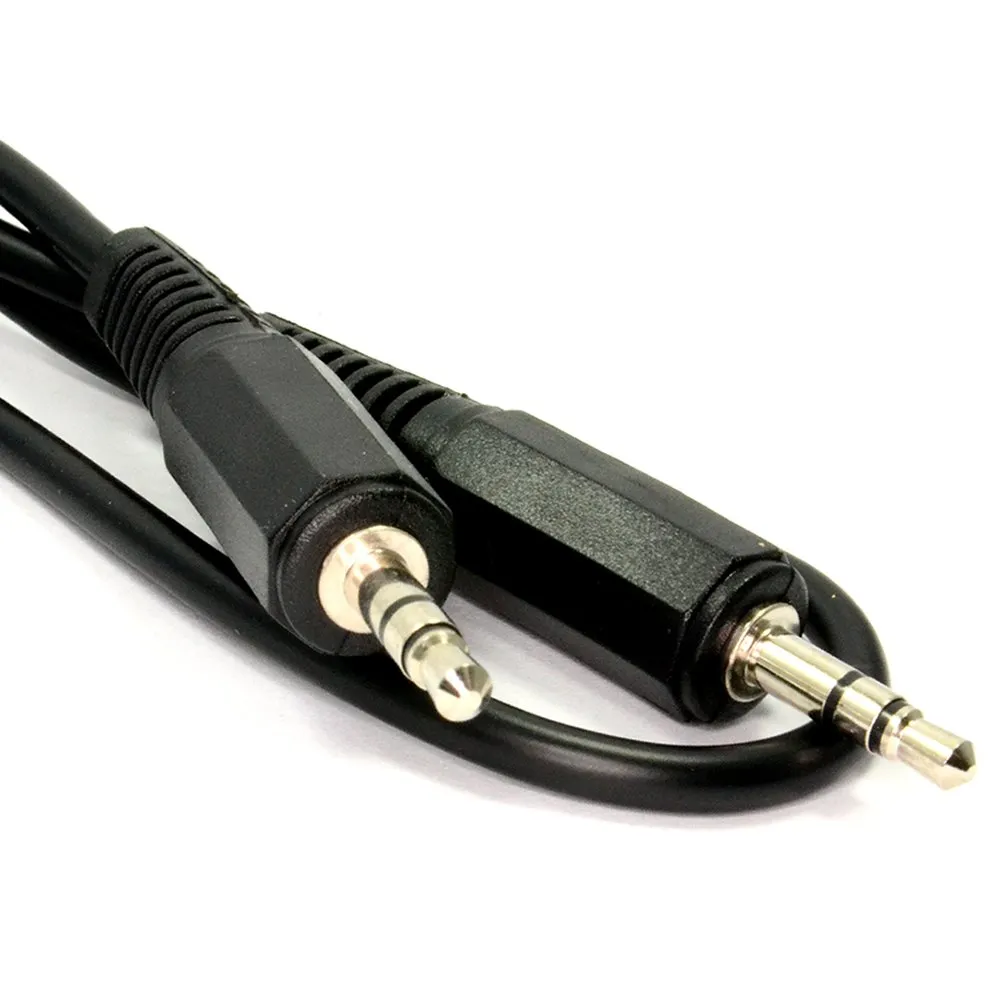 Kenable AUX Kabel 3,5 mm Stereo 0,15 m schwarz