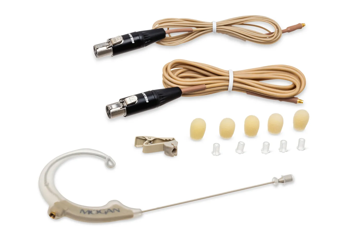 Hosa Mogan Elite ICE EIO-KIT Earset-Mikrofon hautfarben