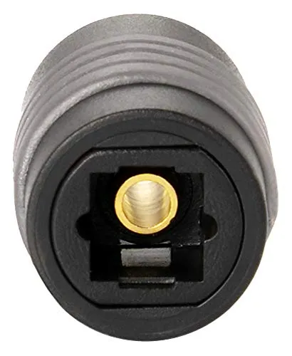Poppstar Toslink Verbinder Kupplung 2x Buchse schwarz