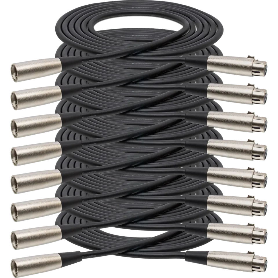 Hosa MCL-110 Mikrofonkabel 3m XLR symmetrisch