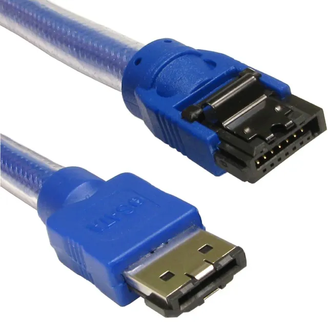 Kenable eSATA-SATA Kabel 3m blau 3Gbit/s