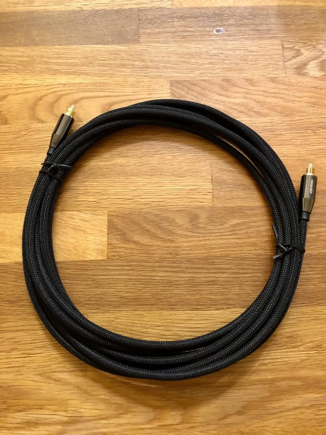 JAMEGA Toslink Optisches Kabel 3 m Nylon Soundbar