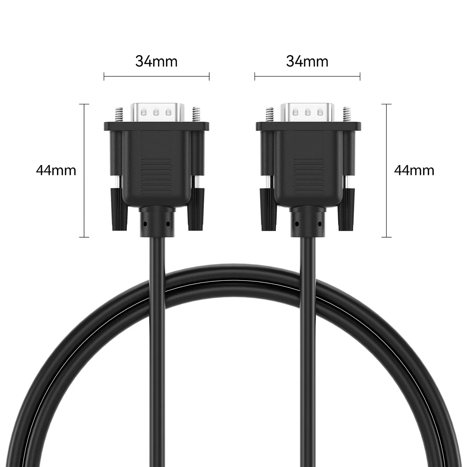 Jamega VGA Kabel 1m Full HD Monitorkabel 15-polig