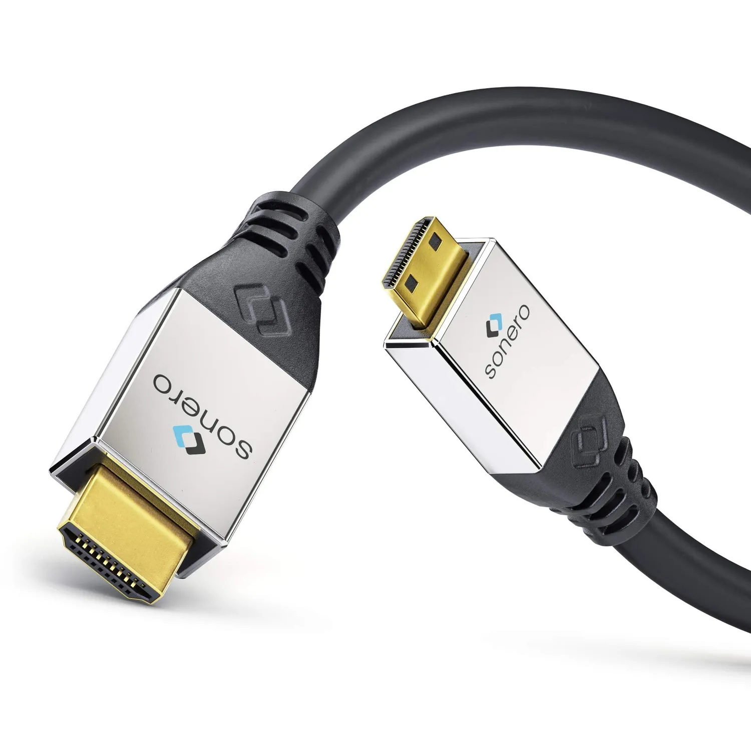 Sonero Premium S-HC200-010 Mini-HDMI-Kabel 1m schwarz 4K