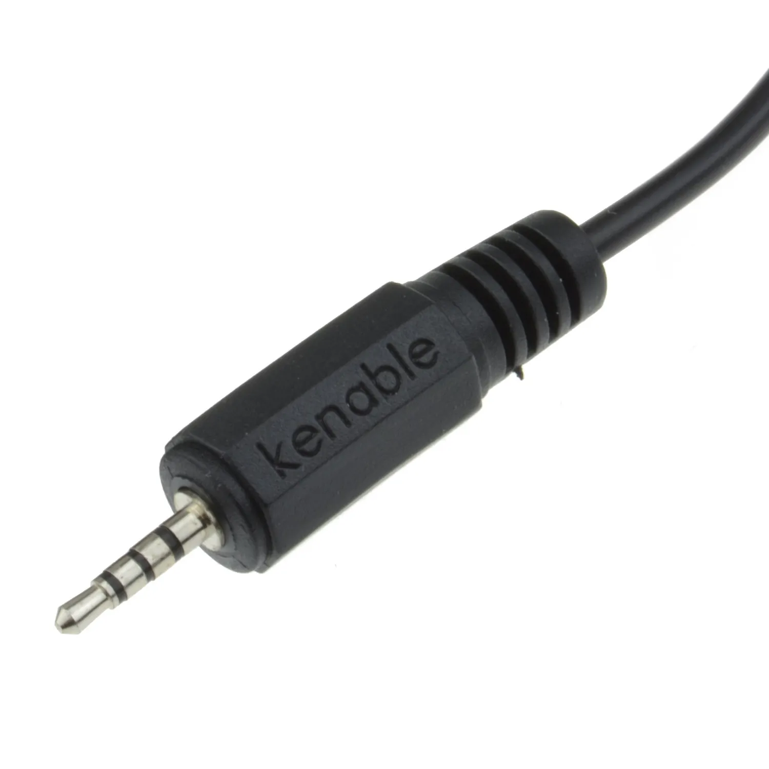 Kenable 2,5mm Verlängerungskabel 3m 4-polig schwarz