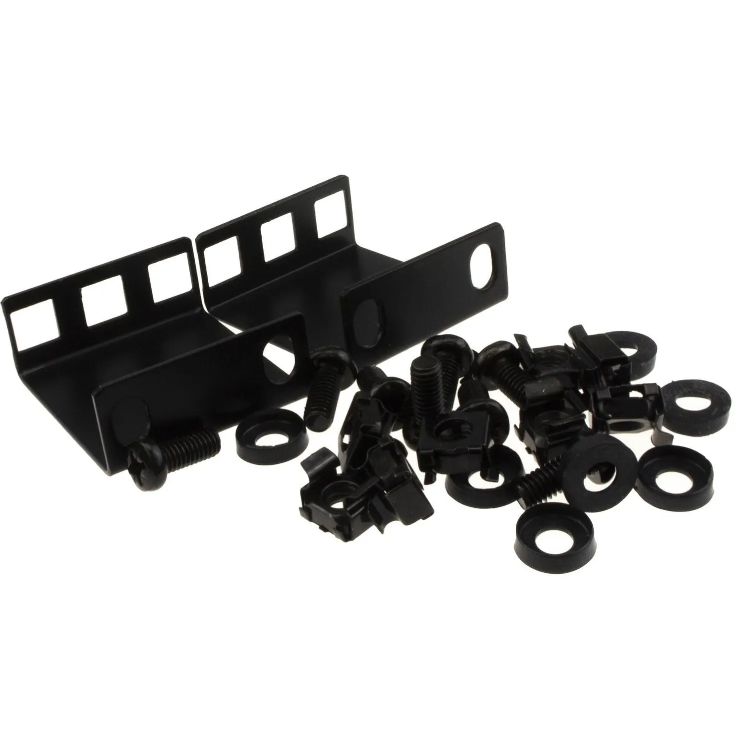 Kenable 1U Rack-Halterung 50 mm Deep mit Käfigmuttern