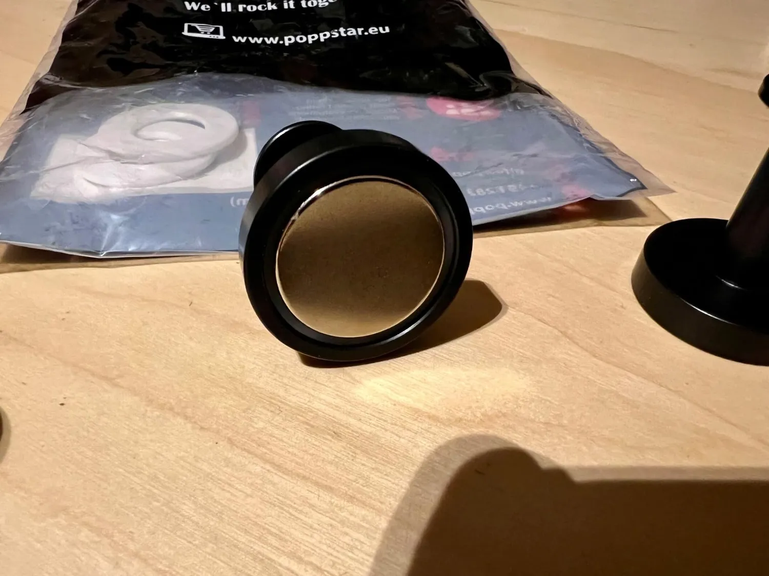 Poppstar Magnethaken schwarz matt 4 Stück Neodym