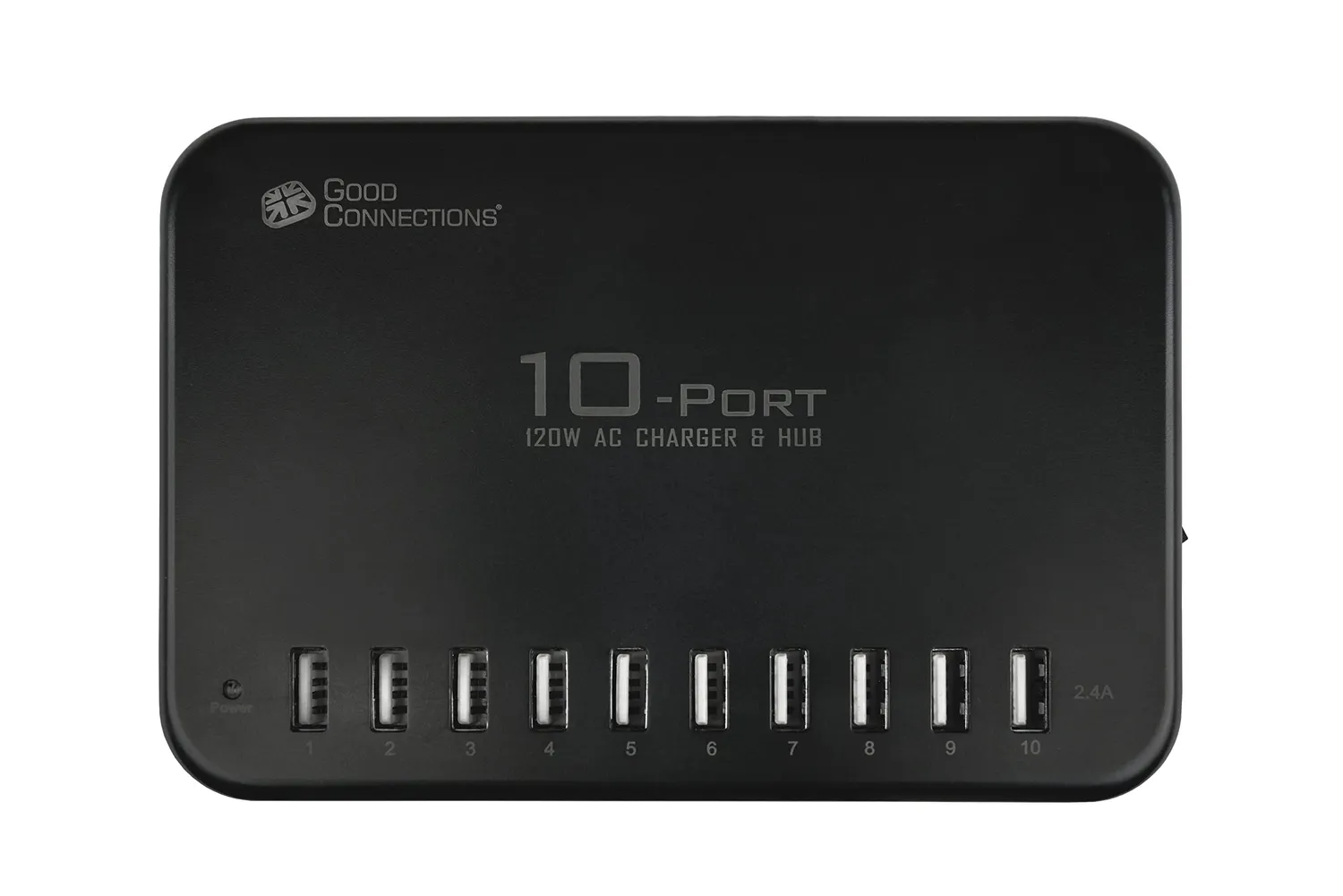 Good Connections 120W USB-Ladestation 10-Port schwarz 12W