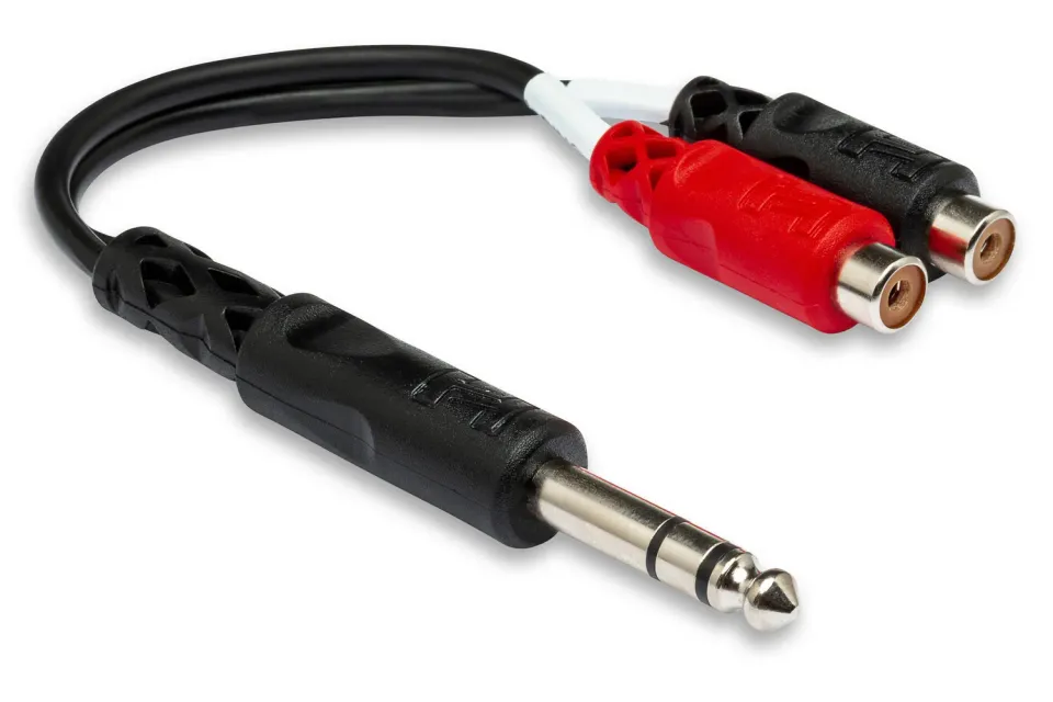 Hosa YPR-102 Stereo Breakout Y-Kabel 15 cm
