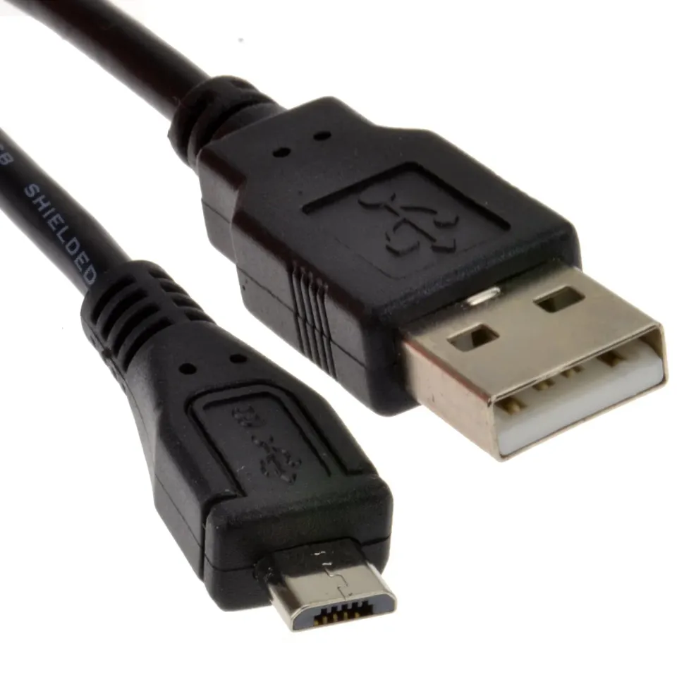 Kenable Micro-USB Ladekabel 3m schwarz für PS4 Xbox Controller