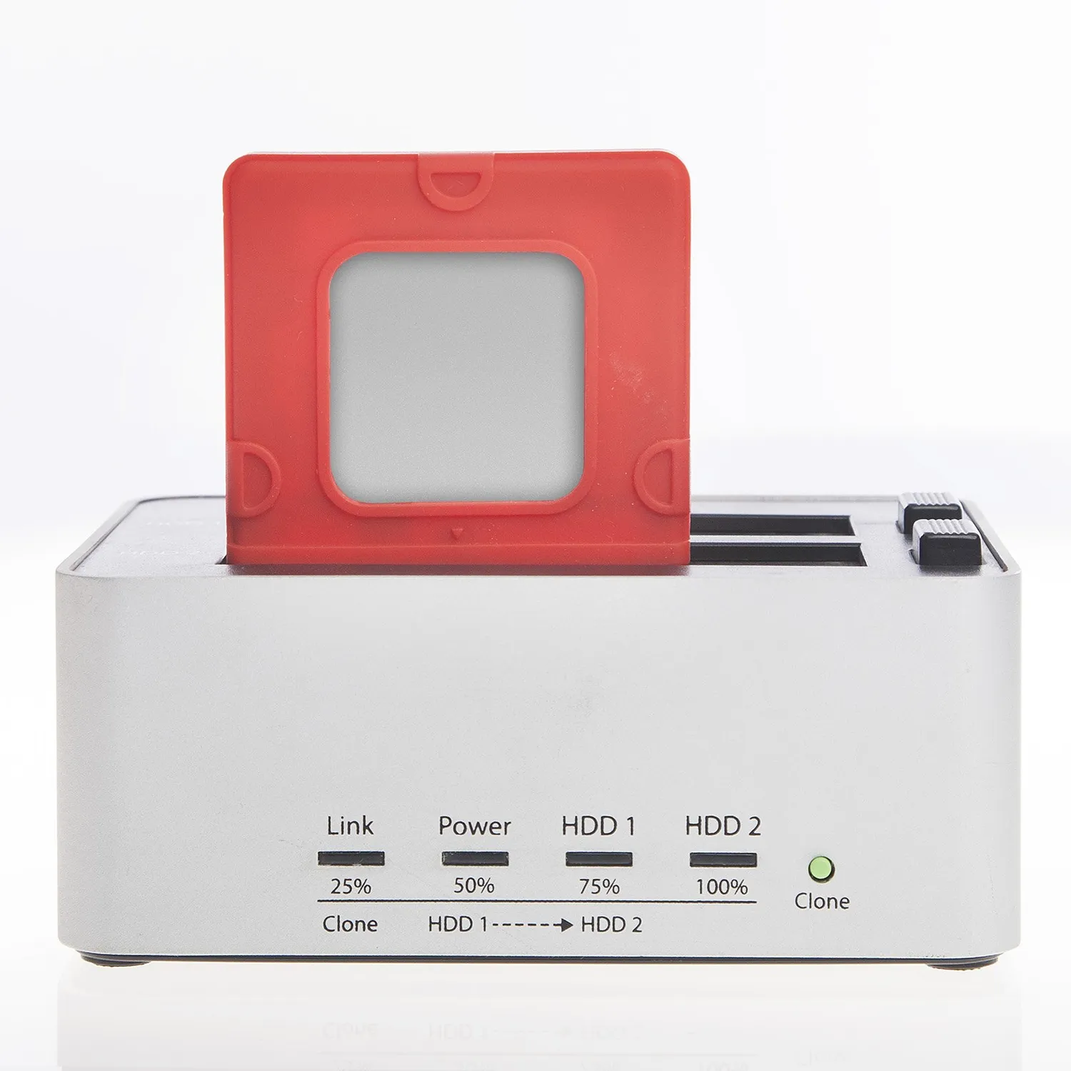 Poppstar Silikon Festplattenhülle 2,5 Zoll rot 9,5 mm