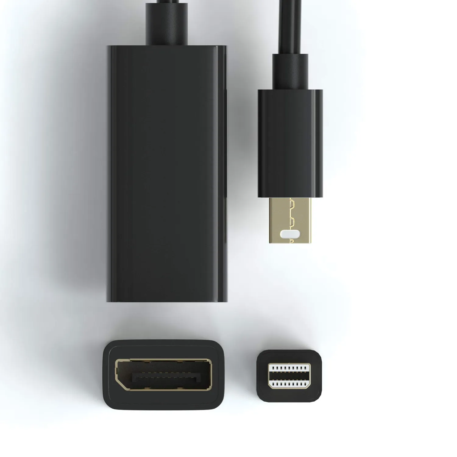 JAMEGA Mini DisplayPort Adapter 4K DP 1er Pack