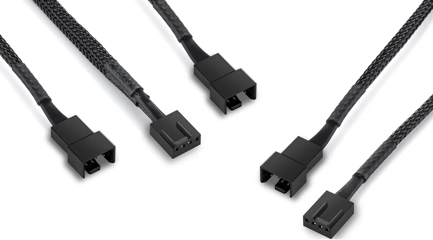Poppstar 4-Pin Lüfter Kabel Set 15+30cm PWM