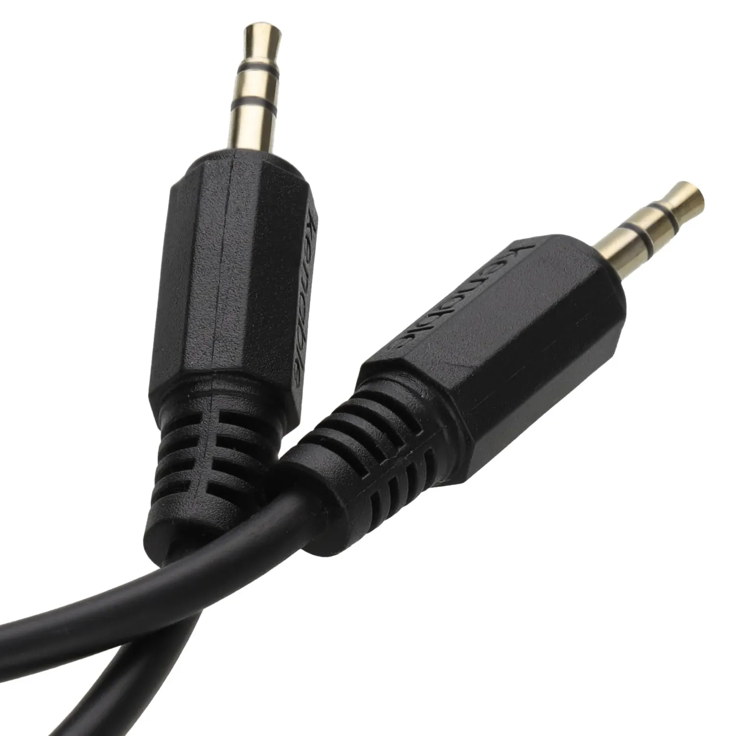 Kenable AUX Klinkenkabel 3,5mm 2m schwarz male-male