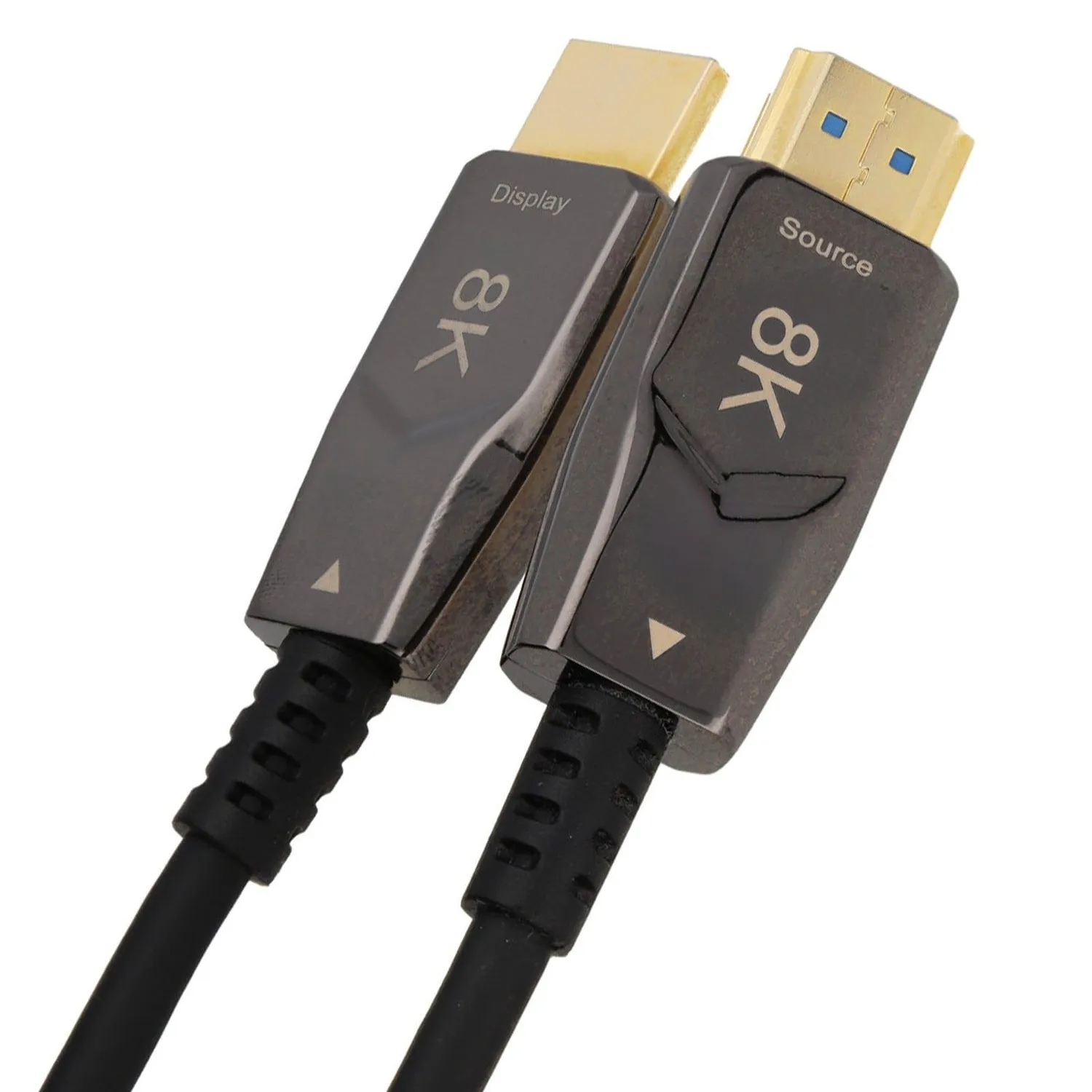 Kenable 8K HDMI 2.1 Kabel 10m Schwarz Glasfaser