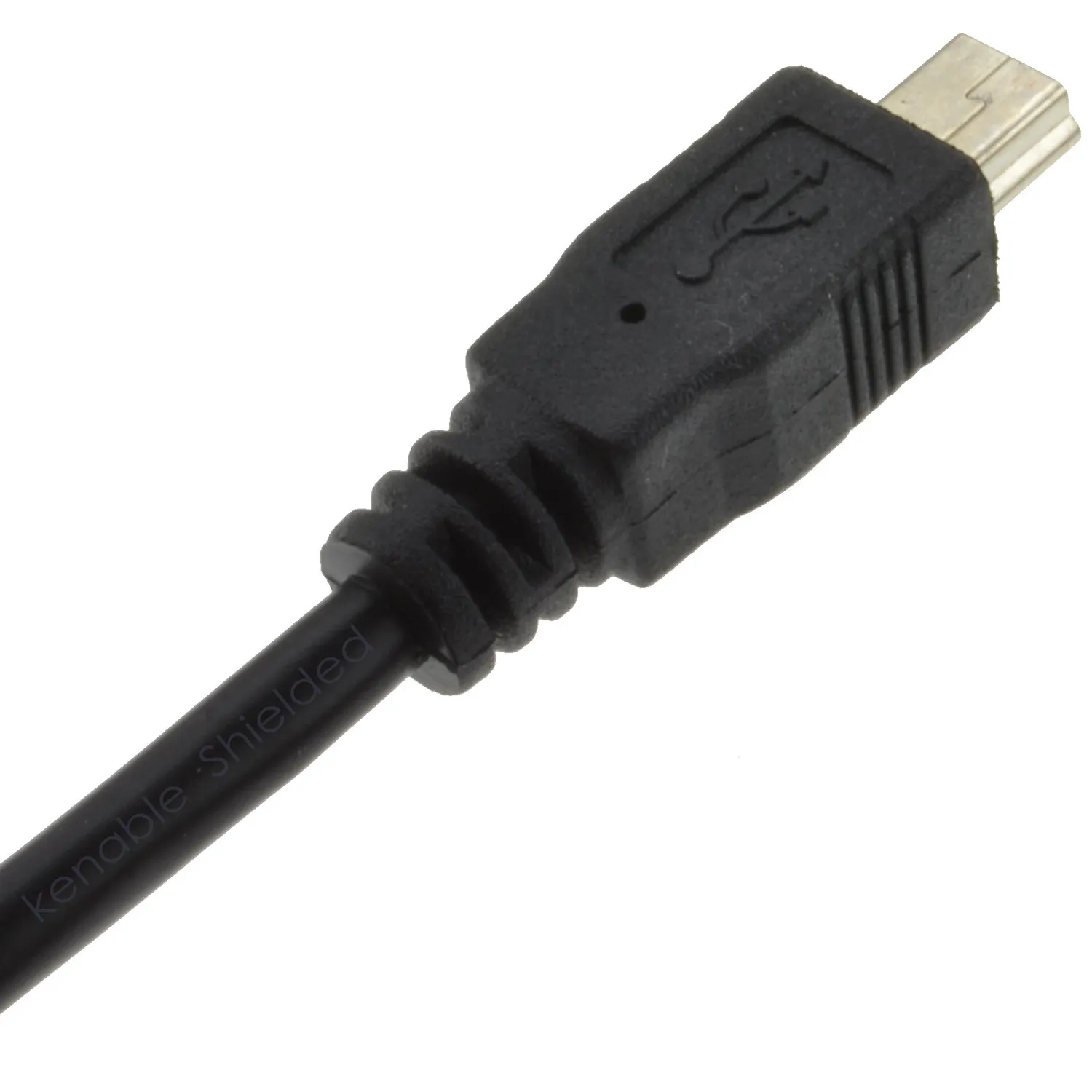 Kenable USB 2.0 Kabel A auf Mini-B 0,6m schwarz Hi-Speed