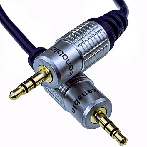Kenable 3,5mm Klinke Aux Kabel 2m dunkelblau OFC