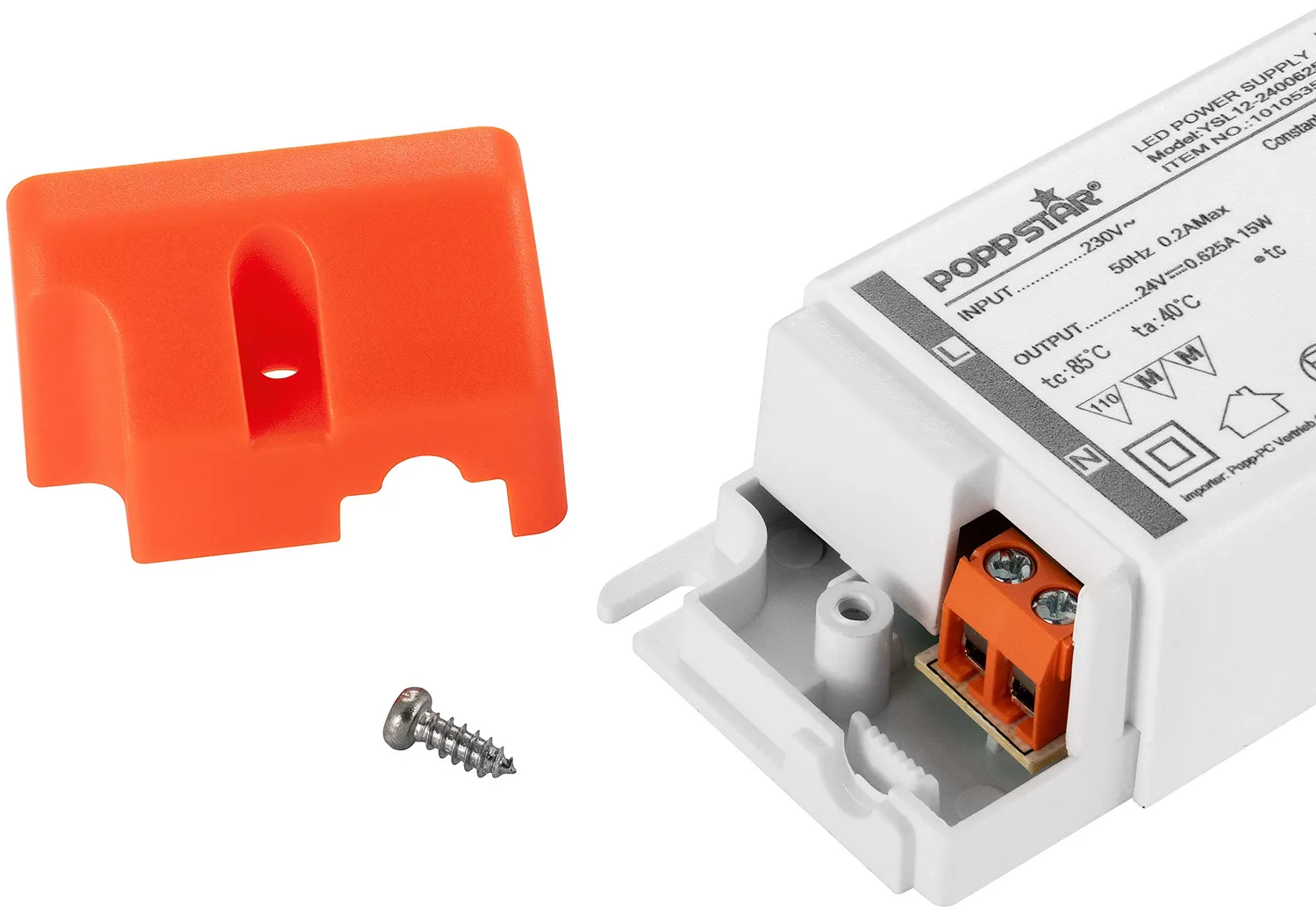 Poppstar LED Trafo 24V 15W Transformator