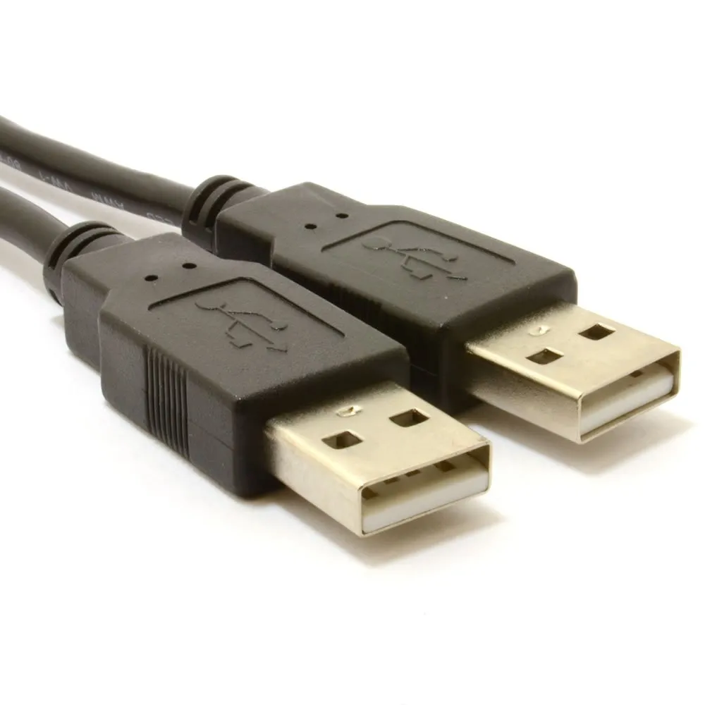 Kenable USB 2.0 Kabel A-A Stecker 0,15m Schwarz