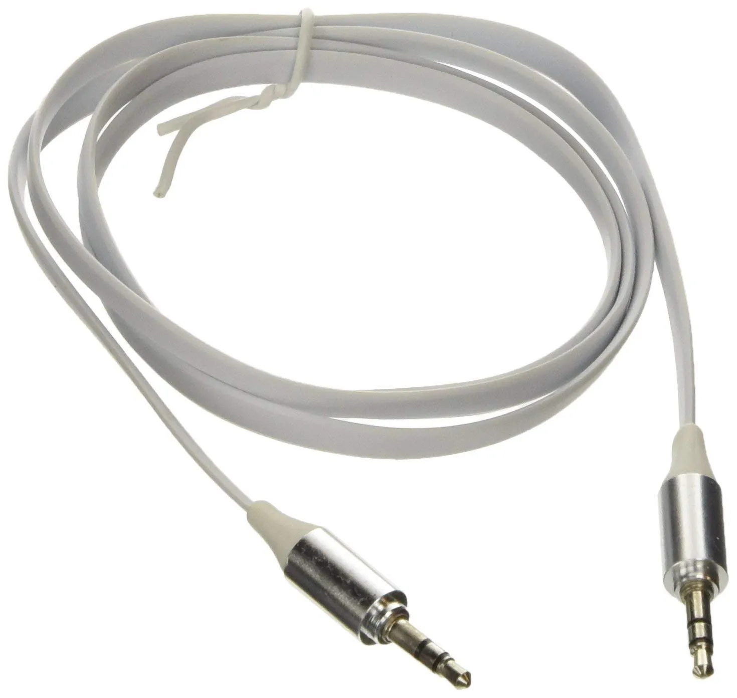 Poppstar 3,5 mm Flachband Klinkenkabel 1 m schwarz